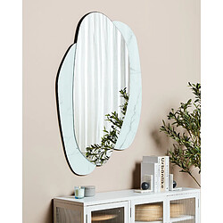 Beliani Miroir PANNES 117 cm Bleu clair