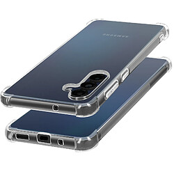 Avizar Coque pour Samsung Galaxy M55 Antichoc Flexible Coins renforcés Transparent