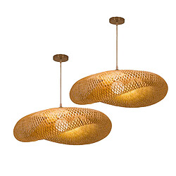 Luminaires suspendus Lustre en rotin Teahouse