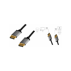 LogiLink Câble DisplayPort 1.2, fiche mâle - mâle, 2,0 m ()