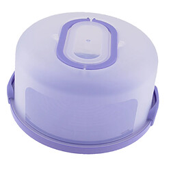 Avis transporteur de gâteau portable en plastique cupcake contenant muffin boîte d'emballage violet