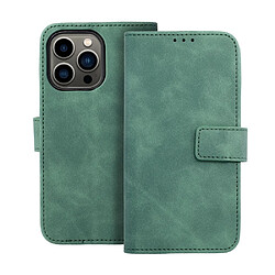 Avis Coque Portefeuille couleur Vert Pour iPhone 14 Pro Little Boutik©