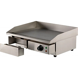 Plancha electrique professionnelle lisse - Combisteel - Inox