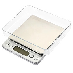 Acheter Universal Balance de cuisine numérique 3000G/0.1G Balance électronique portable Poche LCD Balance de bijoux de précision Balance poids Outils de cuisine(Argent)