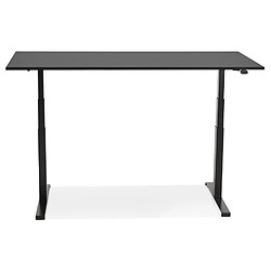 Acheter Alterego Bureau assis debout électrique 'TRONIK' noir - 140x70 cm