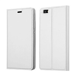 Cadorabo Coque Huawei P8 LITE 2015 Etui en Argent