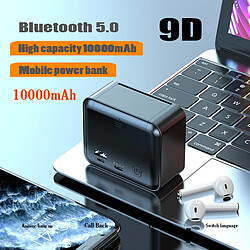 Acheter Universal Batterie de grande capacité 10000mAh Casque Bluetooth sans fil Alimentation Banque Boîte de recharge Casque Téléphone mobile | Casque Bluetooth