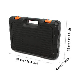 Sotech Valise de Bricolage, Avec une mallette noire, 114 outils