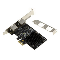 Kalea-Informatique PCIe 2.5 LAN Dual Gigabit ETHERNET 10 100 1000 2500 1G 2.5G 2 ports RJ45. REALTEK RTL8125