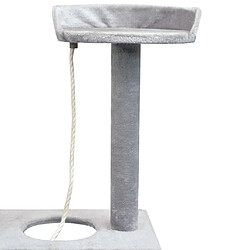 Acheter Arbre à chat avec griffoirs,niche pour chat en sisal 150 cm Gris -MN25407