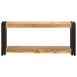 vidaXL Meuble TV 90x30x40 cm Bois d'acacia solide