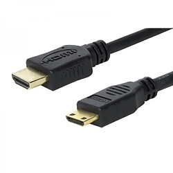 ? Câble HDMI Type A/M vers Mini HDMI Type C - 1,8 M Noir