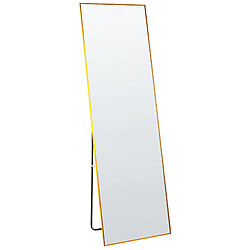 Beliani Miroir sur pied BEAUVAIS 156 cm Doré