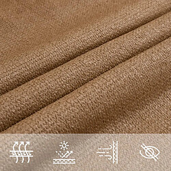 Acheter vidaXL Voile d'ombrage 160 g/m² Taupe 5x5x6 m PEHD