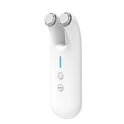 Chrono Masseur facial EMS à micro-courant, instrument de beauté pour la régénération du collagène, importateur de lanternes à LED(Blanc)