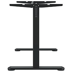 Acheter Helloshop26 Cadre de Bureau table poste de travail meuble d'ordinateur informatique étude debout (94-135) x 60 x (70-114) cm acier noir 02_0023975