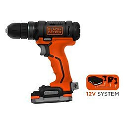 Trapano avvitatore batteria Black & Decker BDCDD12S1