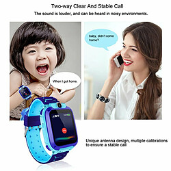 Q12B Enfants Montre Intelligente Vie Étanche Enfants Positionnement Appel Smartwatch Localisateur À Distance Montre Rose pas cher