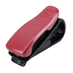 Wewoo Voiture multifonctionnel Sunglass Clip / rouge Paper Business Clip de carte foncé