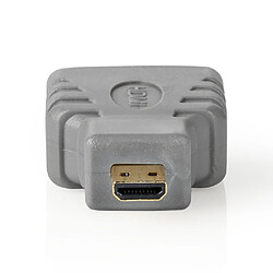 Alpexe Adaptateur HDMI | Micro-Connecteur HDMI vers HDMI Femelle | Gris