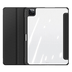 Dux Ducis Etui en PU avec support tri-pliure noir pour votre Apple iPad Pro 11 (2021/2020/2018)