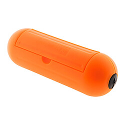 Boîtier de protection pour prolongateur jardin IP54 - Orange - Zenitech