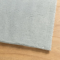 Avis vidaXL Tapis HUARTE à poils courts doux et lavable bleu 80x250 cm