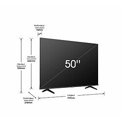 Téléviseur 4K QLED 50'' 127 cm HISENSE 50E77KQ pas cher