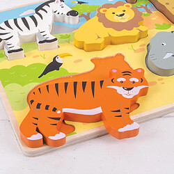 Bigjigs Toys Gros puzzle safari à soulever