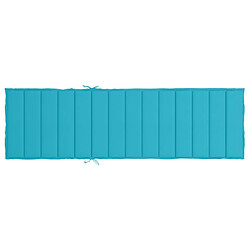 Acheter vidaXL Coussin de chaise longue turquoise tissu oxford