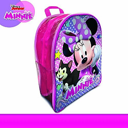 Lisciani Giochi- Minnie Coloring et Drawing School, Sac à Dos, Ardoise, feutres, 92932, Multicolore pas cher