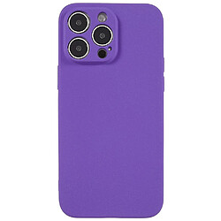 Coque en TPU anti-rayures, mat double-face, anti-traces de doigts pour votre iPhone 14 Pro - violet