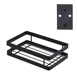 Wewoo Support de rangement pour assaisonnement mural cuisinesans poinçon20 cm noir