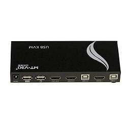 Kalea-Informatique KVM Switch Automatique Souris Clavier Ecran 2 PC - HDMI USB - Controle à distance, auto alimenté, avec Cordons - 4096x2160