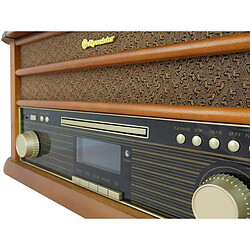 Roadstar ROAHIF1993DBT HiFi rétro Bois avec Tourne-disques (Bluetooth, FM, CD) Couleur Bois pas cher