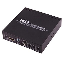 Wewoo NK-8S PÉRITEL + HDMI vers HDMI 720P / 1080P Vidéo HD Convertisseur adaptateur Scaler Box