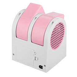 (Rose) Mini Ventilateur de Refroidissement 2 Vitesses Climatiseur Portable Refroidisseur Voiture Auto Camion Véhicule