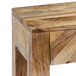 Acheter vidaXL Table console Bois de manguier massif 118 x 30 x 80 cm