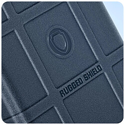 Avizar Coque pour Galaxy A05 Silicone Antichoc Motif en relief Rugged Shield Bleu nuit pas cher