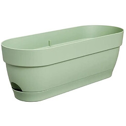 ELHO Planteur Rectangle VIBIA - Plastique - Réservoir - Ø50 - Vert