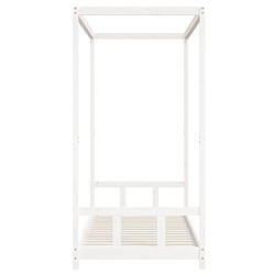 Maison Chic Lit simple Cadre de lit pour enfants,Lit d'Enfant Moderne blanc 90x200 cm bois de pin massif -MN56090 pas cher