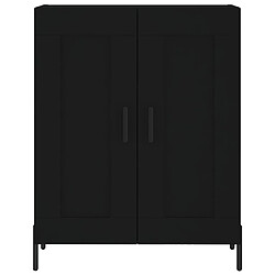 Acheter vidaXL Buffet noir 69,5x34x90 cm bois d'ingénierie