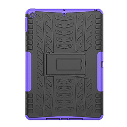 Acheter Coque en TPU hybride antidérapant avec béquille violet pour votre Apple iPad 10.2 (2019)