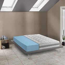 Autrement Matelas Talamo Italia Or Simple, Fabriqué en Italie, Matelas amovible en Mousse à Mémoire de Forme et Waterfoam, Anti-acarien et Hypoallergénique, cm 80x190 h21