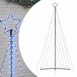 vidaXL Guirlande de sapin de Noël 570 LED bleu 400 cm