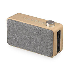 Acheter Universal Portable en bois Bluetooth compatible en haut-parleur Contrôle tactile Subwoofer Stéréo MP3 Altavoce Prise en charge de la carte TF AUX USB MUSIC BOX