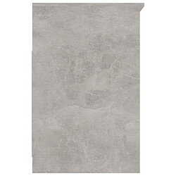 Acheter vidaXL Armoire à tiroirs Gris béton 40x50x76 cm Bois d'ingénierie