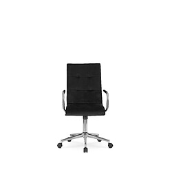 Vivaldi Fauteuil Pivotant BOSTON Noir Velours