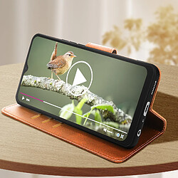 Acheter Avizar Étui pour Samsung Galaxy A05 Porte-carte Support Vidéo Série Vintage Camel