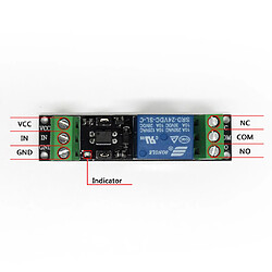 Module de relais 1 canal haut niveau optocouple isolement pilote carte 24v